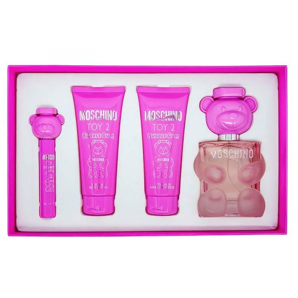 Set Moschino Toy Bubble Gum 4in1